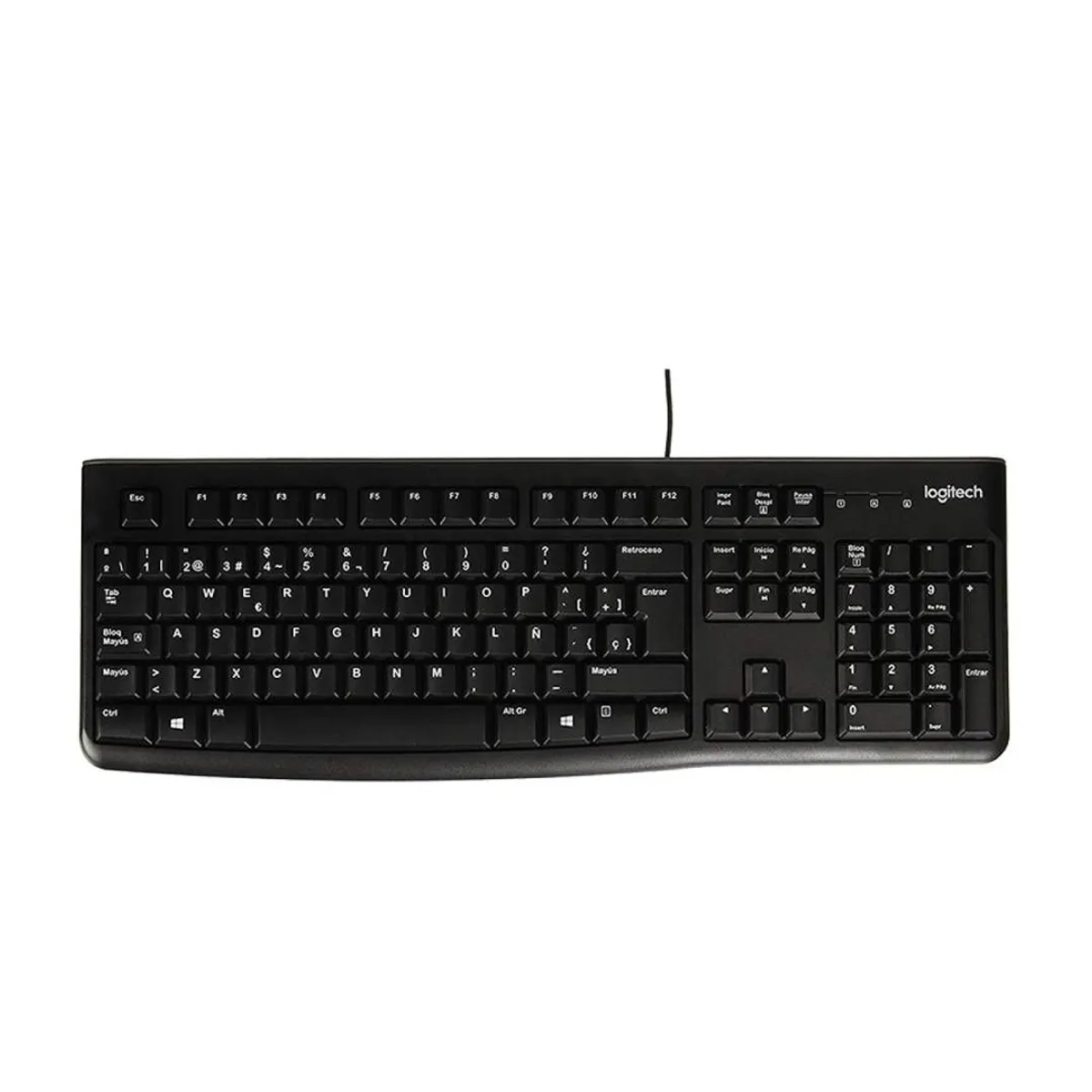 LOGITECH - Teclado Logitech K120 Alambrico Negro