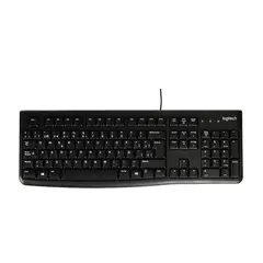 LOGITECH - Teclado K120 Alambrico Negro