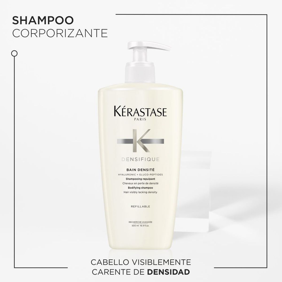 KERASTASE - Shampoo Espesante Cabello Fino Bain Densité Densifique 500ml Kerastase
