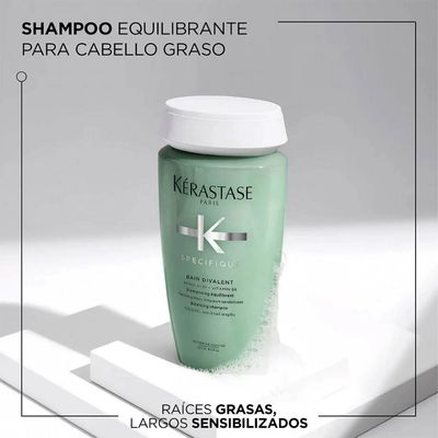 Imagen 2 del producto Shampoo Equilibrante Cuero Cabelludo Graso Bain Divalent Specifique 500Ml