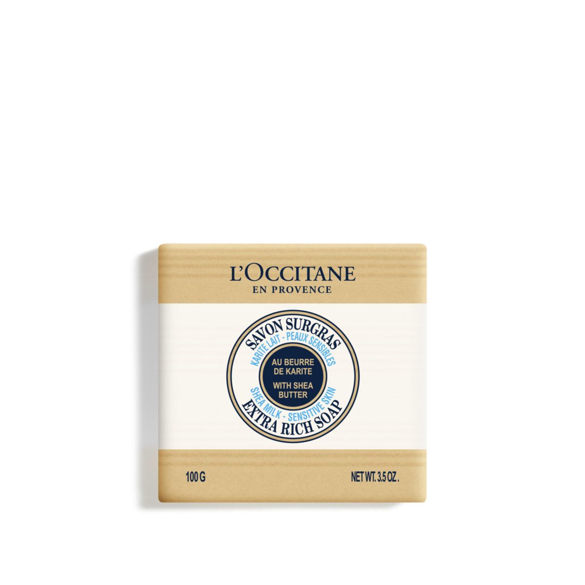 LOCCITANE - Jabón Sólido Karité Leche 100 gr LOCCITANE
