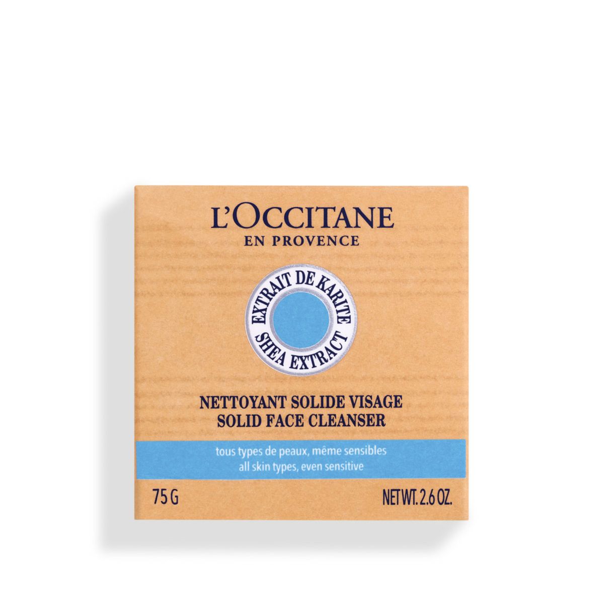 LOCCITANE - Jabón Sólido Limpiador Karité 75 gr LOCCITANE
