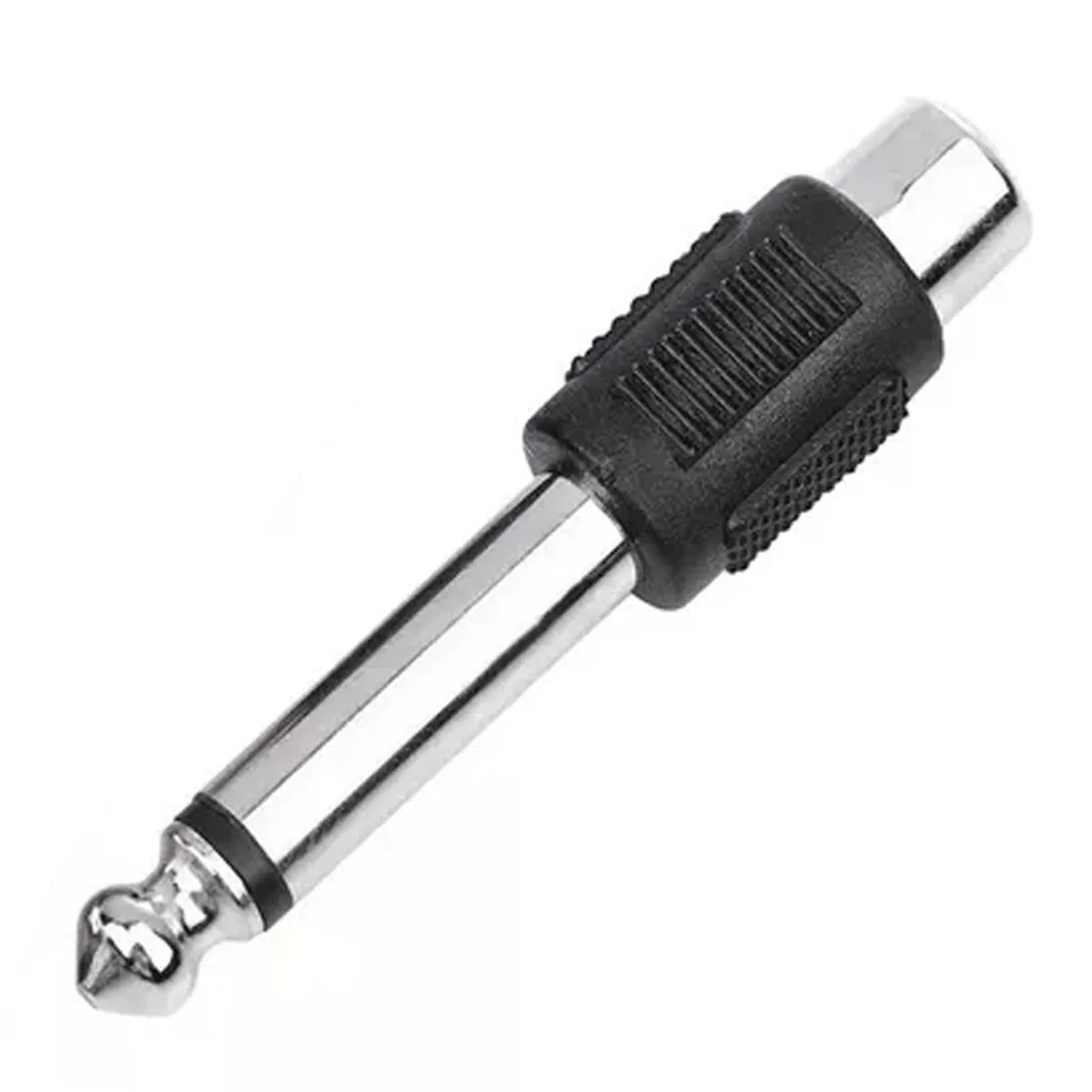 GENERICO - ADAPTADOR AUDIO 6.5 MACHO A RCA HEMBRA. MONO