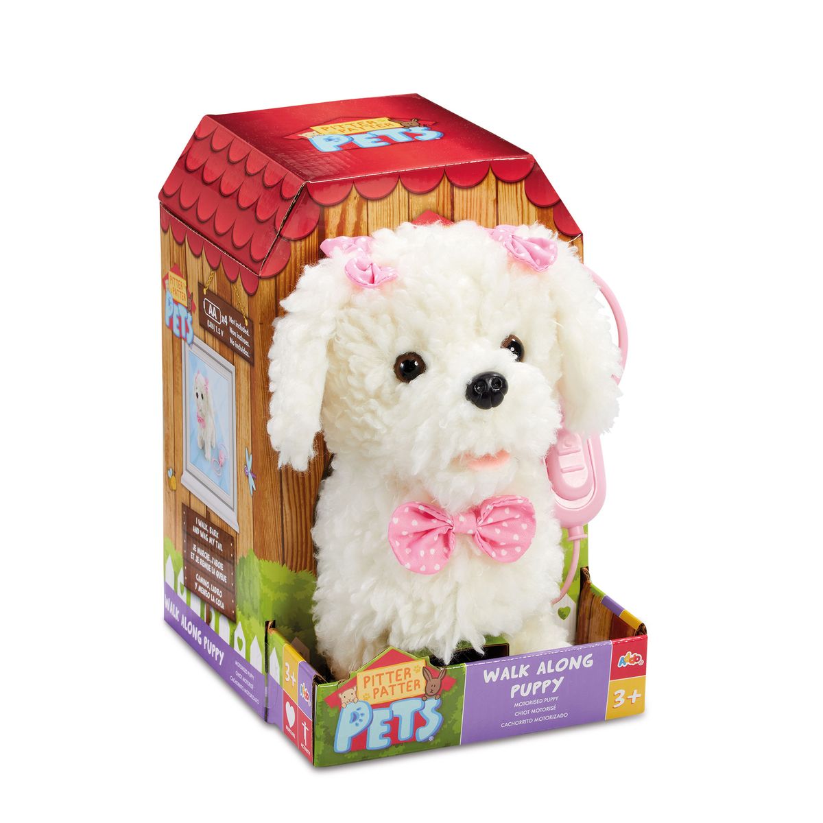 BOING TOYS - Peluche Pitter Patter Pets Poodle Camina Y Ladra