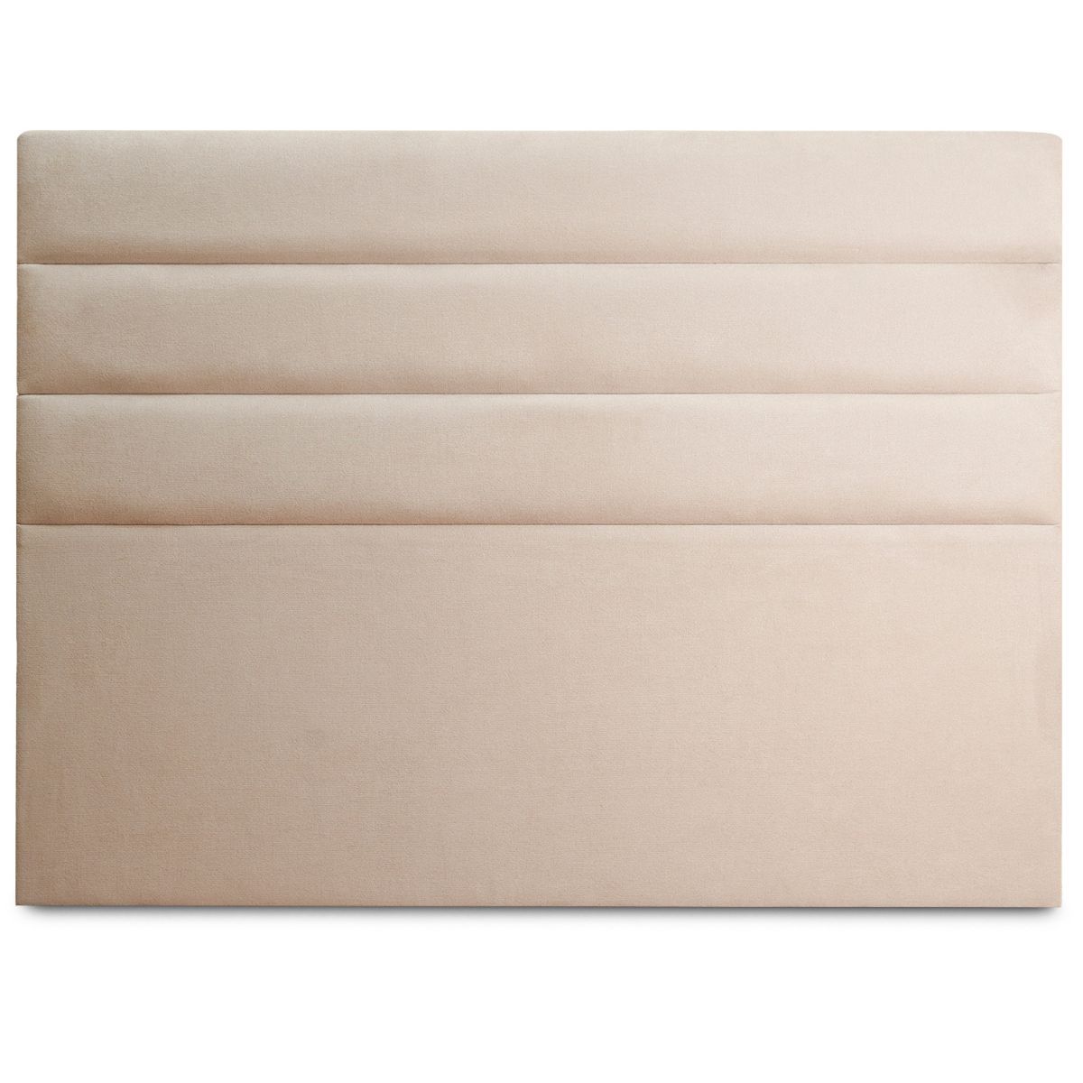 KABECEROS - RESPALDO ROLLOS - KING VELVET COLOR BEIGE
