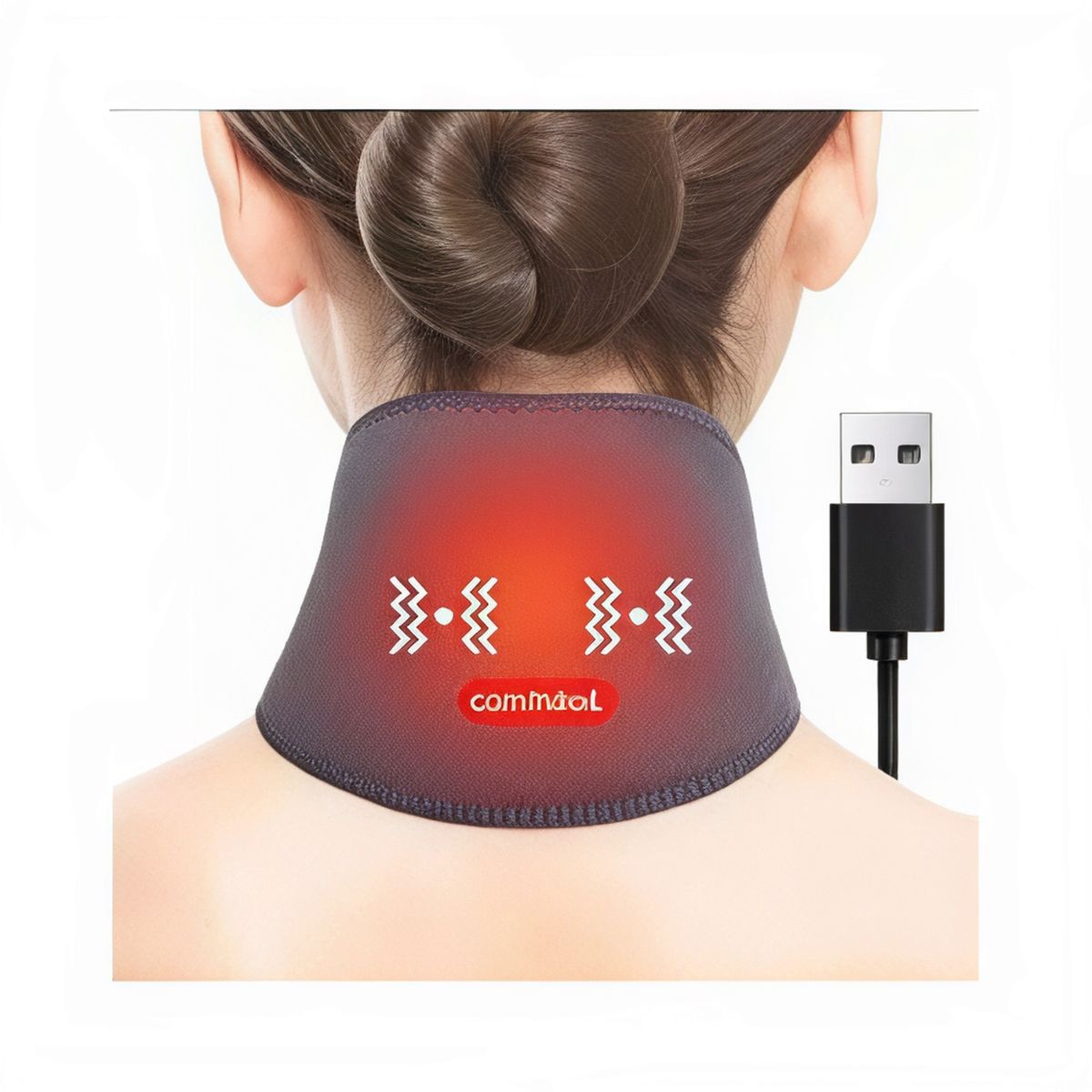 MOVI - Masajeador de Cuello 2 en 1 con Calor – Relajación Instantánea