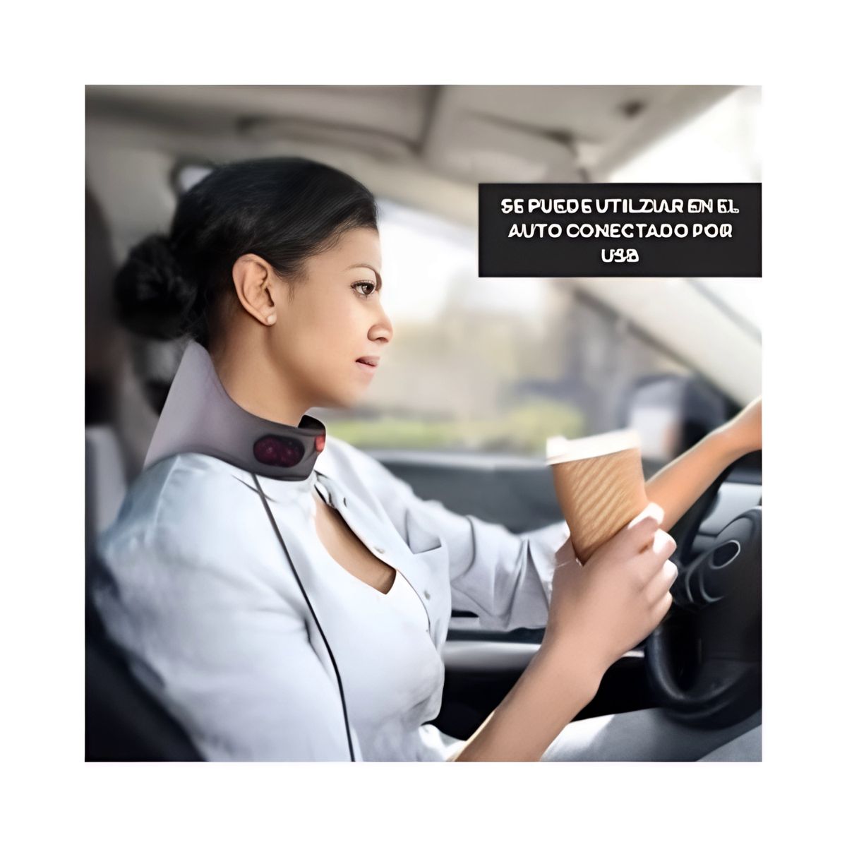 MOVI - Masajeador de Cuello 2 en 1 con Calor – Relajación Instantánea