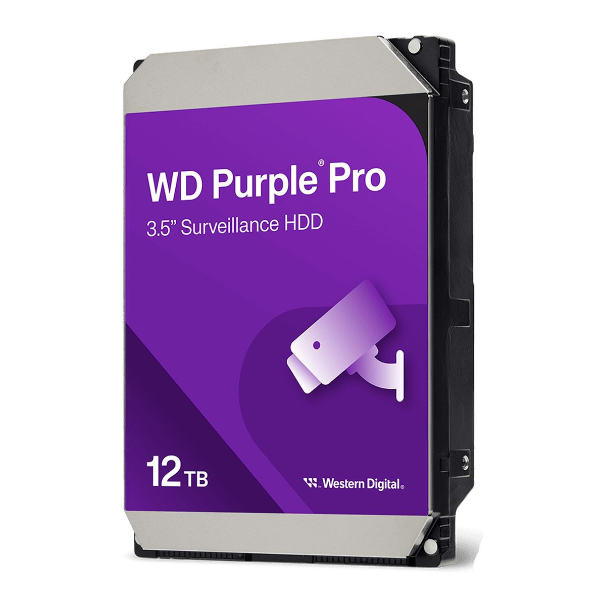 WESTERN DIGITAL - Disco Duro Interno WD Purple 12TB Vigilancia PC / DVR / NVR