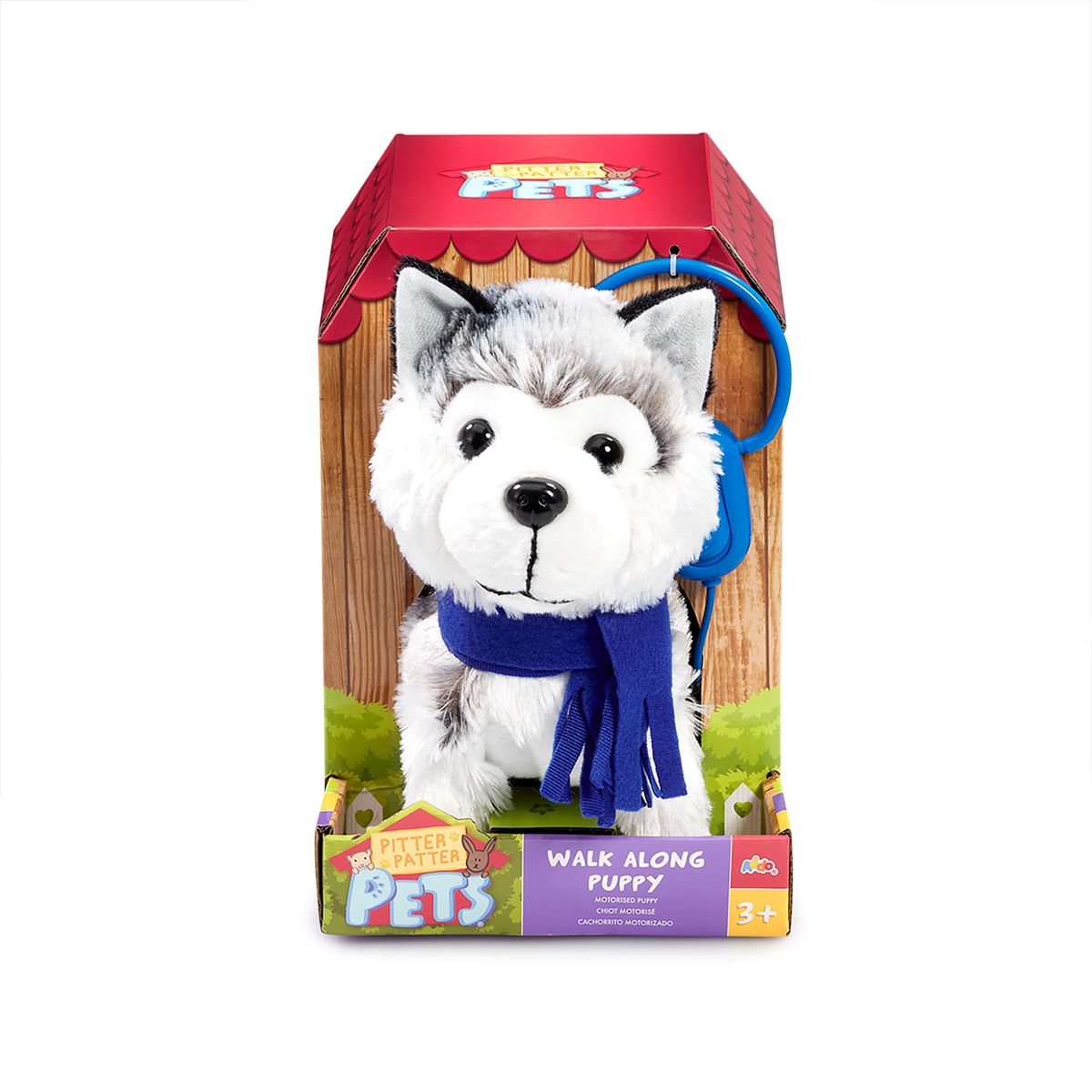 BOING TOYS - Peluche Pitter Patter Pets Husky Camina Y Ladra