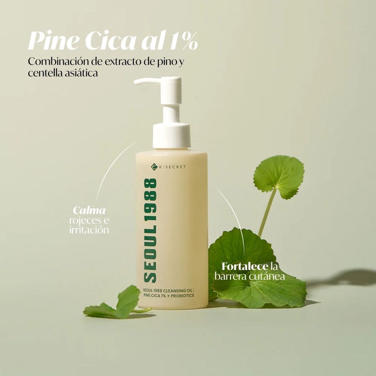 KSECRET - Limpiador Oleoso Pino+Centella asiatica - 200ml