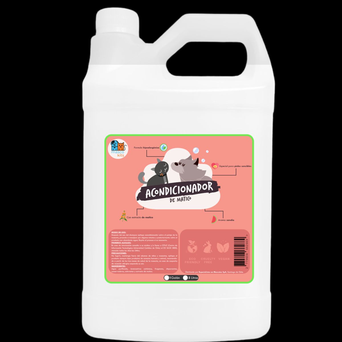 GENERICO - Acondicionador De Matico Perro & Gato Piel Sensible 1 Galón