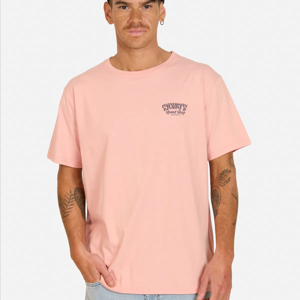 VOLCOM - Polera MC Push Rosado Hombre Volcom