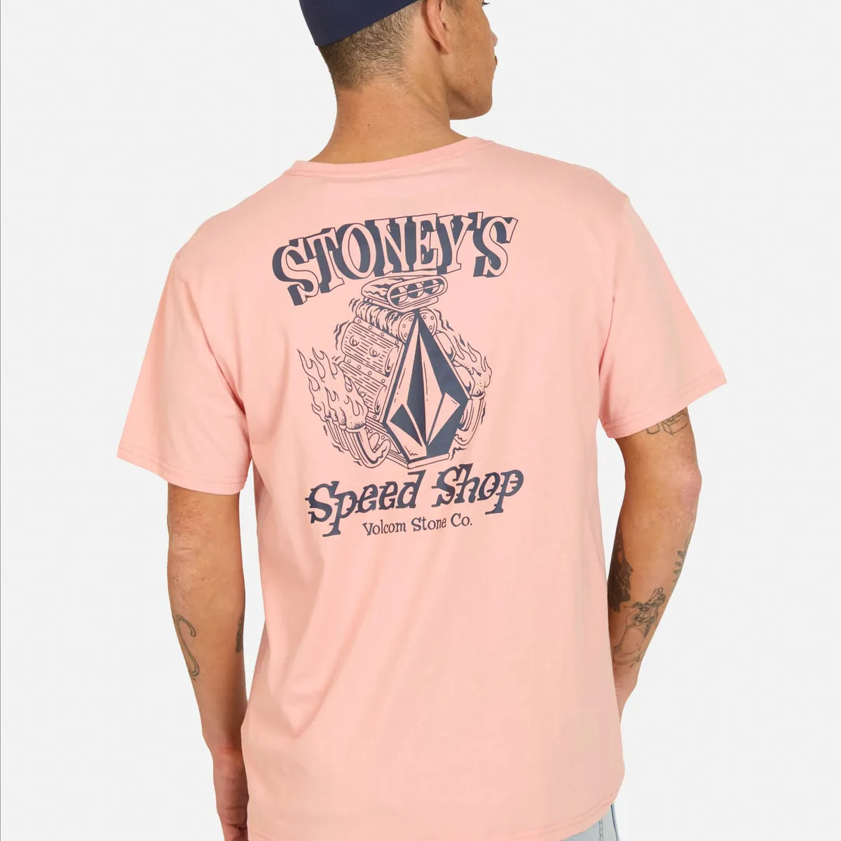 VOLCOM - Polera MC Push Rosado Hombre Volcom