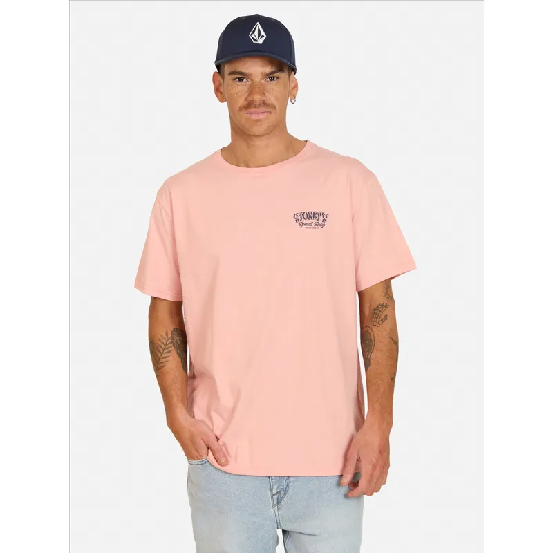 VOLCOM - Polera MC Push Rosado Hombre Volcom