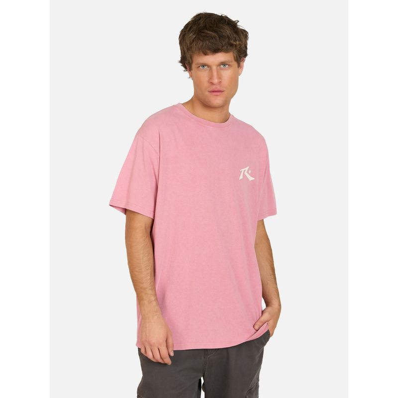 RUSTY - Polera MC Flash Rosado Hombre Rusty