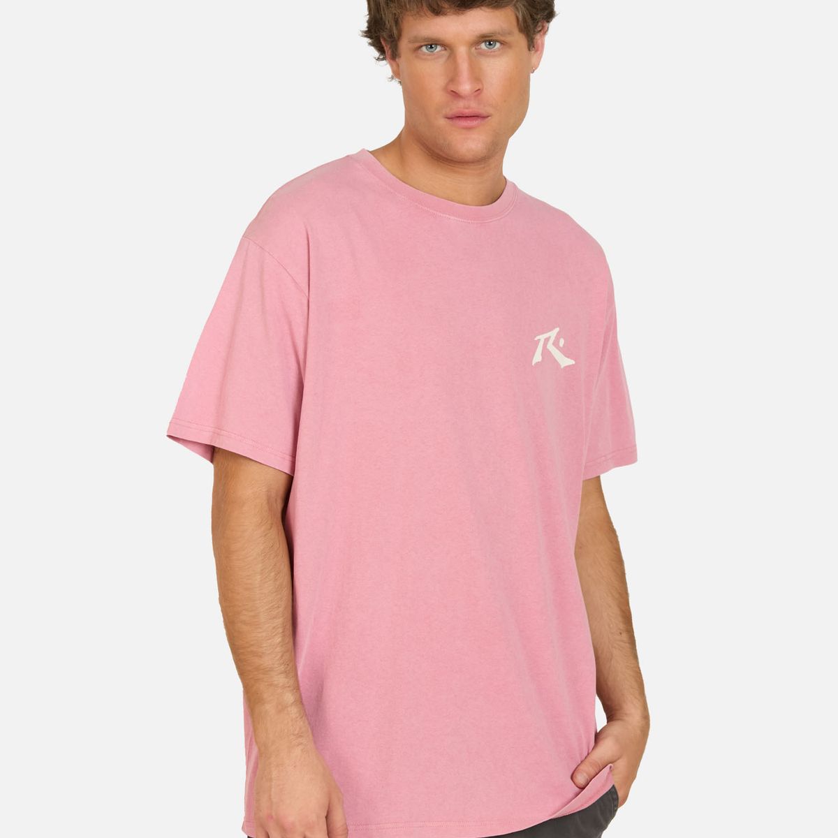 RUSTY - Polera MC Flash Rosado Hombre Rusty