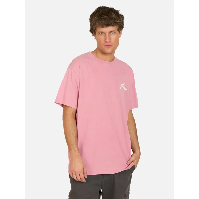 RUSTY - Polera MC Flash Rosado Hombre Rusty