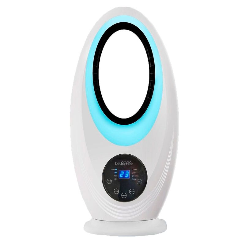BETTERLIFE - Ventilador sin aspas con luz LED