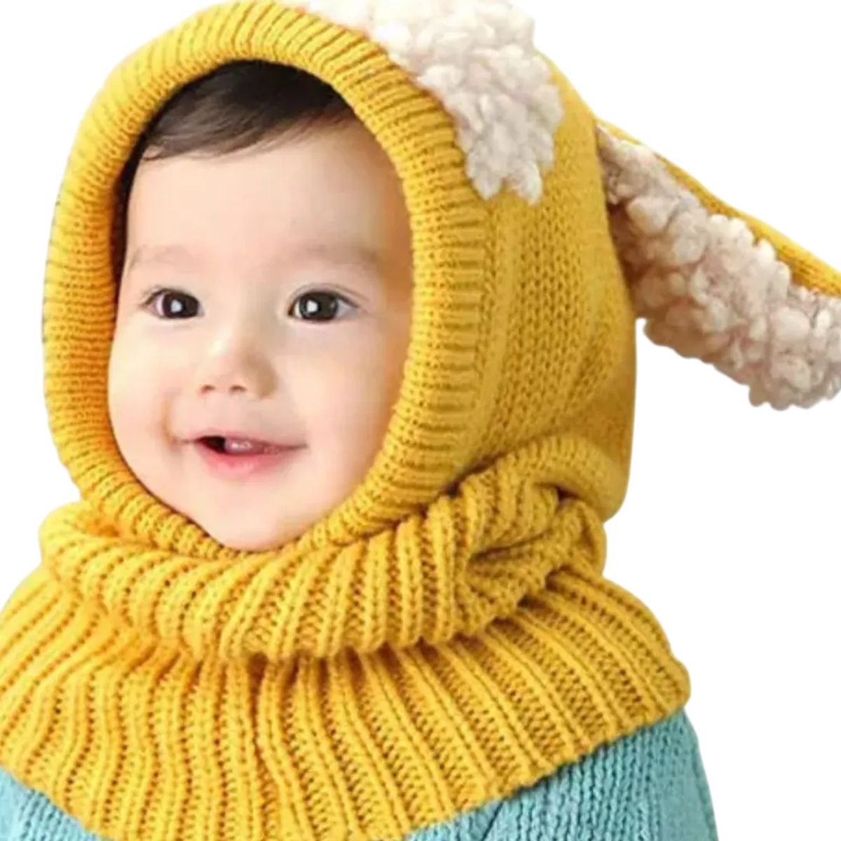 GENERICO - Proteccion Gorro Lana Con Cuello Y Orejitas