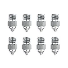 CREALITY - Kit de 8 Boquillas Extrusoras de Acero