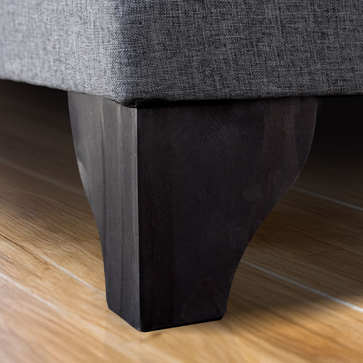 IVI HOME - Cama Baúl 1.5 plazas Athenas apertura horizontal gris