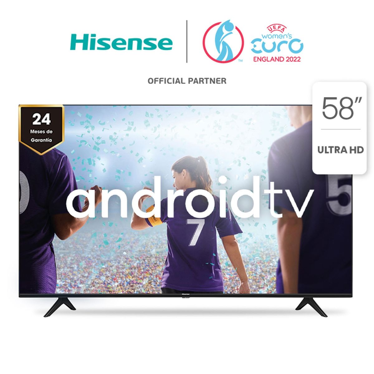 HISENSE - LED Smart TV 58" 58A6150FS 4K HDR Hisense