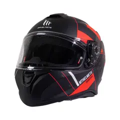 MT - Casco Para Moto Targo Veneris Rojo Mate