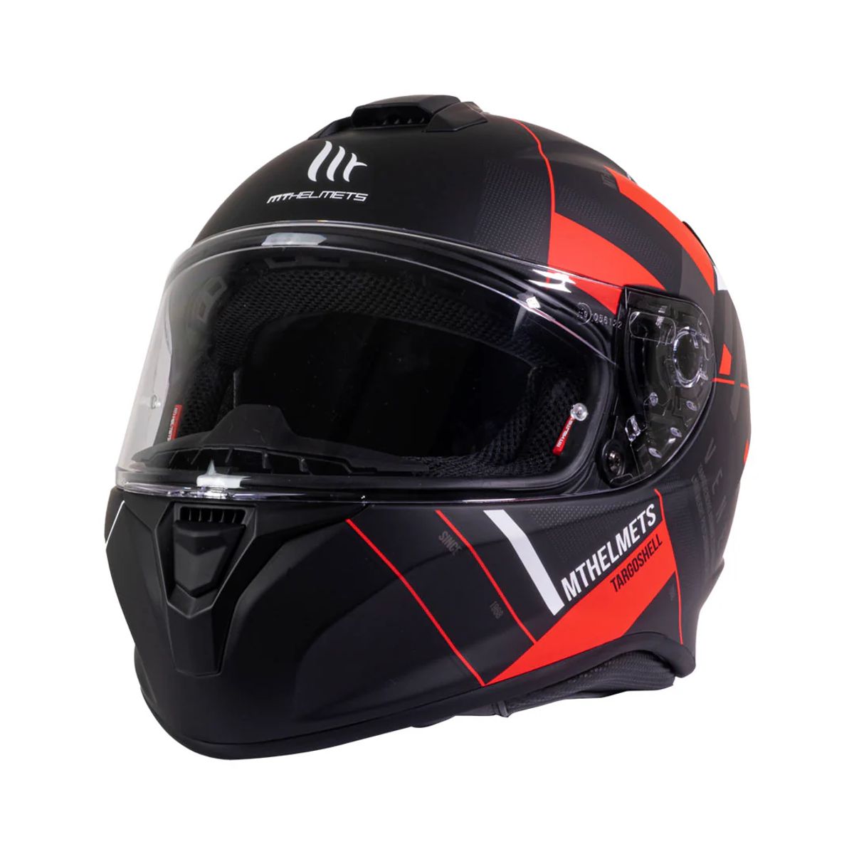 MT - Casco Para Moto MT Targo Veneris Rojo Mate