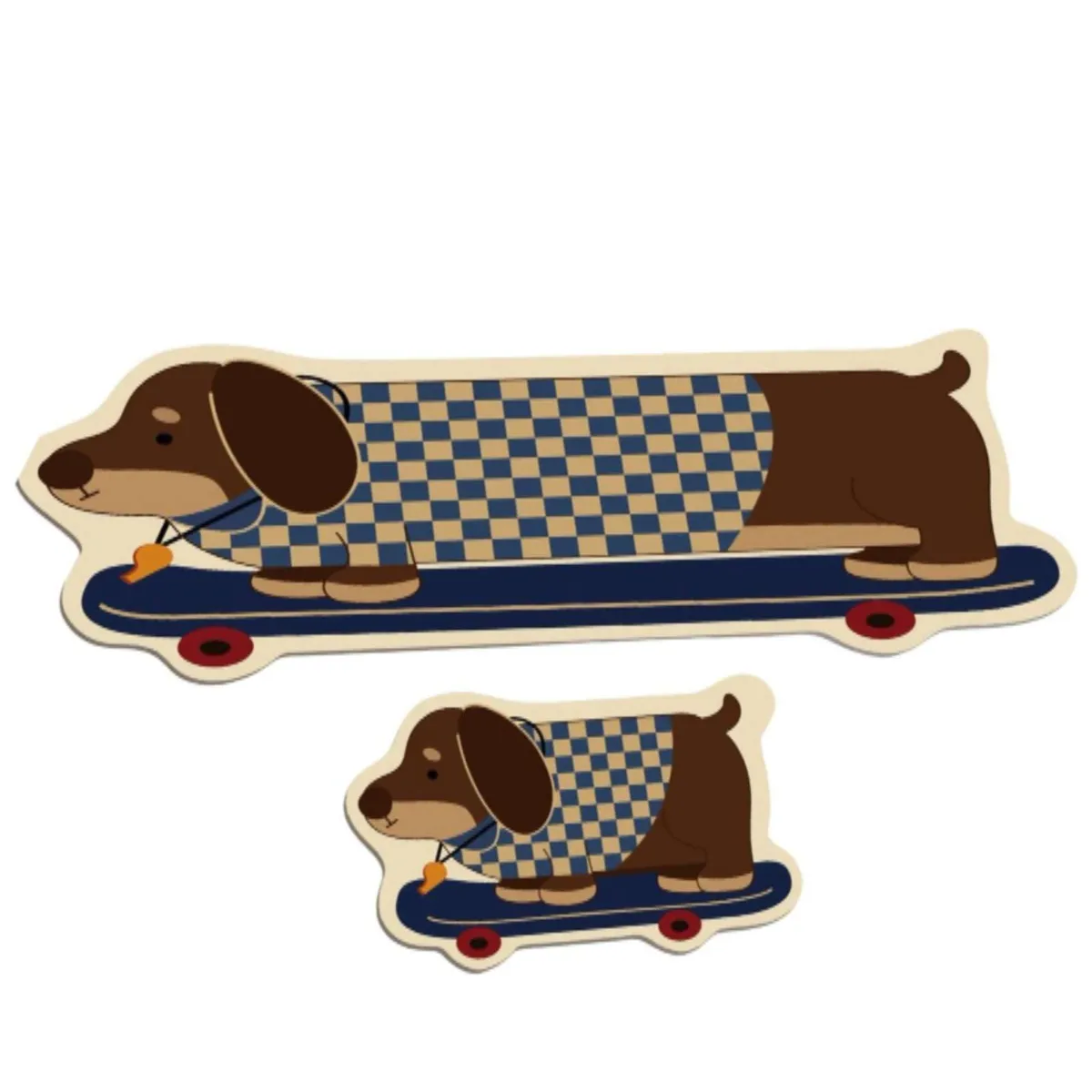 GENERICO - ALFOMBRAS DECORATIVAS ANTIDESLIZANTE PERRO.