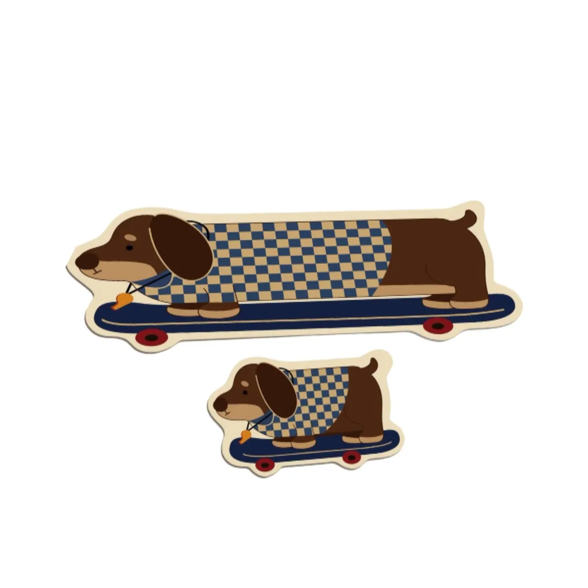 GENERICO - ALFOMBRAS DECORATIVAS ANTIDESLIZANTE PERRO.
