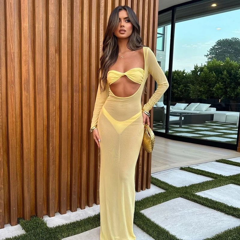 VELVET - Traje de Baño de Tres Piezas Seychelles Amarillo Mujer