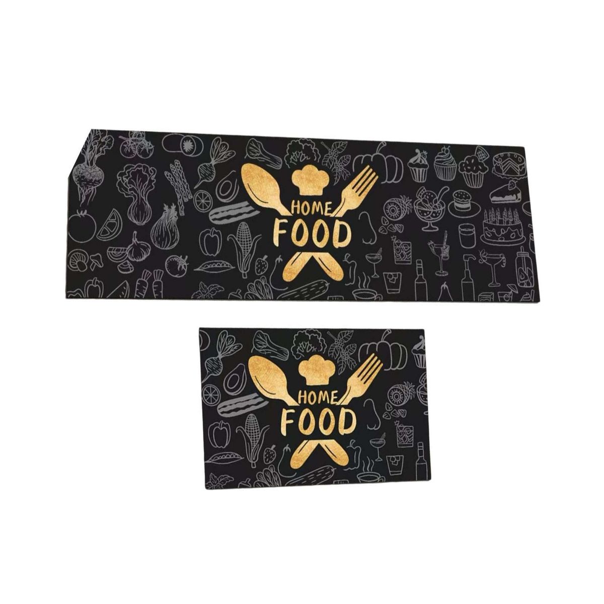 GENERICO - ALFOMBRAS DECORATIVAS ANTIDESLIZANTE COMIDAS