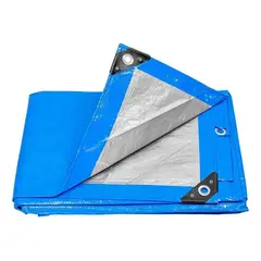 GENERICO - Carpa Lona Multiusos Impermeable Azul 3x3 Metros