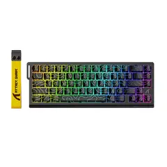 GENERICO - Teclado Attack Shark Inalámbrico X68 Pro He Magnético Negro