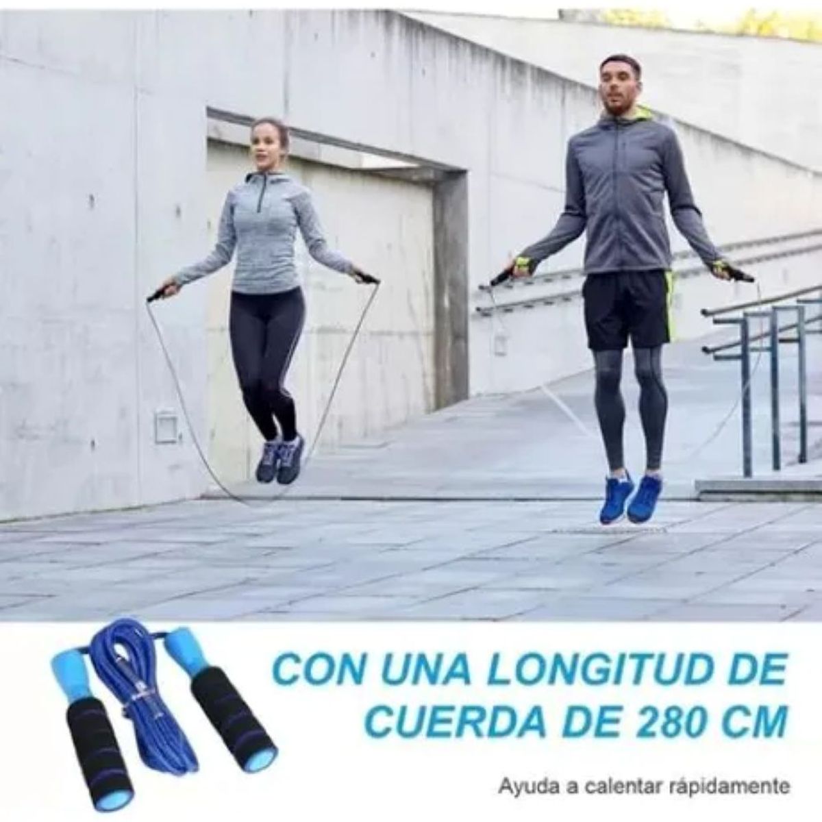 GENERICO - Juego De Ruedas De Ejercicios Abdominales Azules 7 Piezas