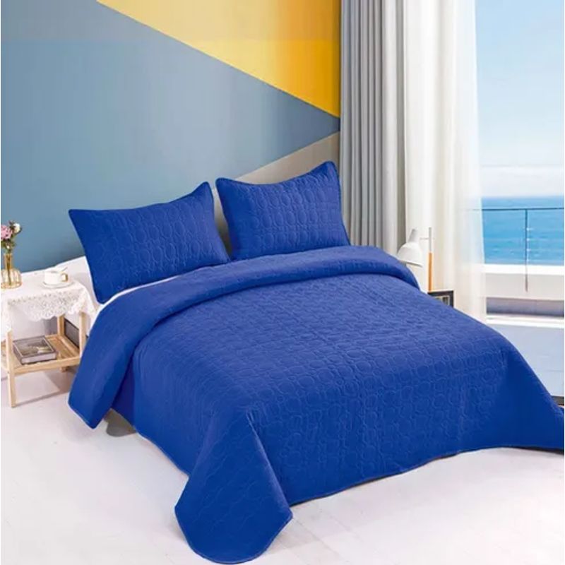 GENERICO - Cubrecama quilt king varios diseños nuevos