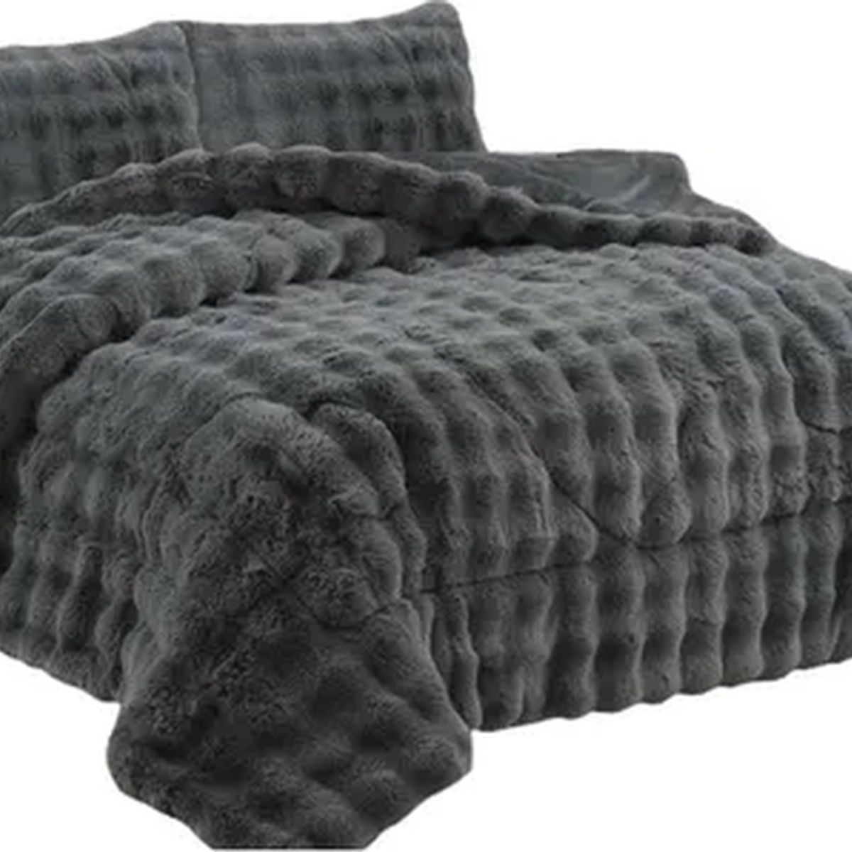 GENERICO - Cobertor invierno chiporro 2 plazas pelo conejo