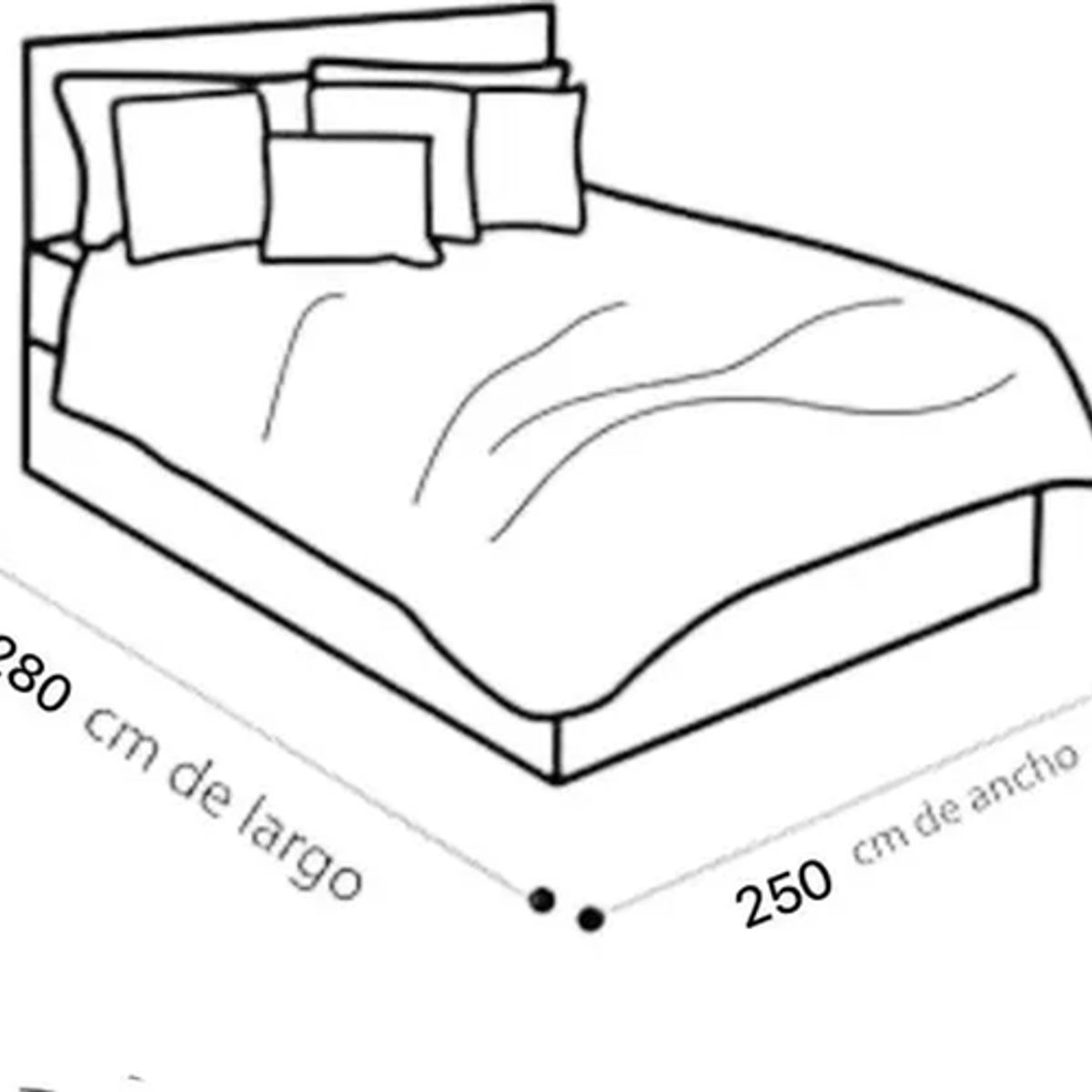 GENERICO - Cubrecama verano king 25 plazas + fundas