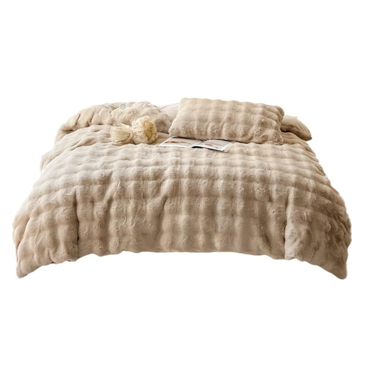 GENERICO - Cobertor chiporro piel ovejo king varios colores