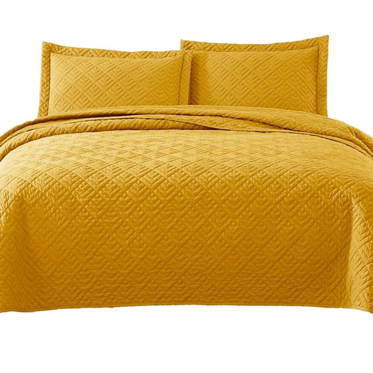 GENERICO - Cubrecama quilt sherpa 15 plaza modelos unicolor