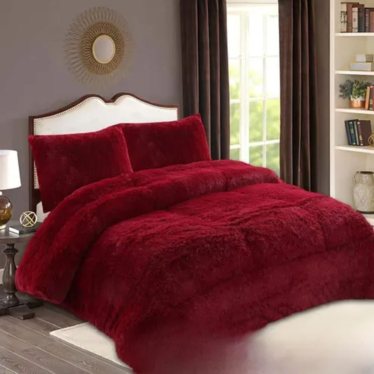 GENERICO - Cubrecama peludo chiporro kingsuper king c017