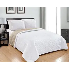 GENERICO - Cubrecama reversible ultrasónico 2 plazas