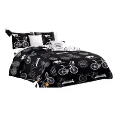 GENERICO - Cubrecama quilt verano 2 plazas gris