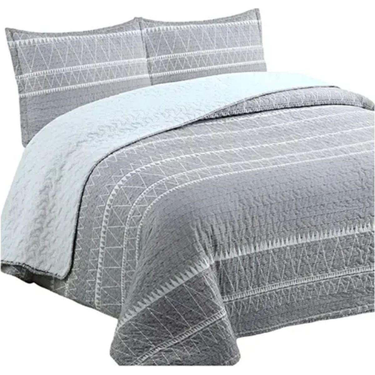 GENERICO - Cubrecama quilt sherpa king 230x250