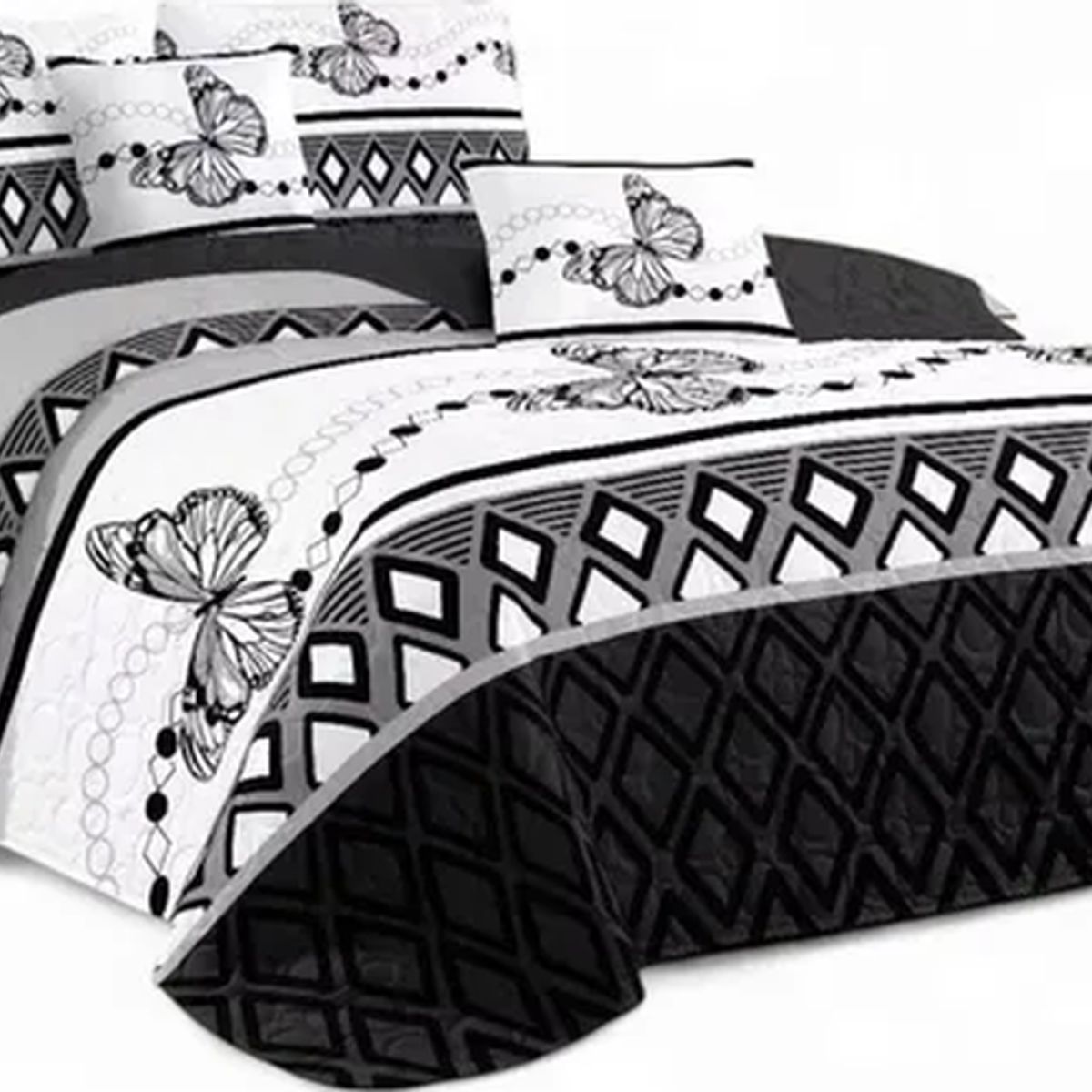 GENERICO - Quilt verano 2 plazas poliéster unicolor