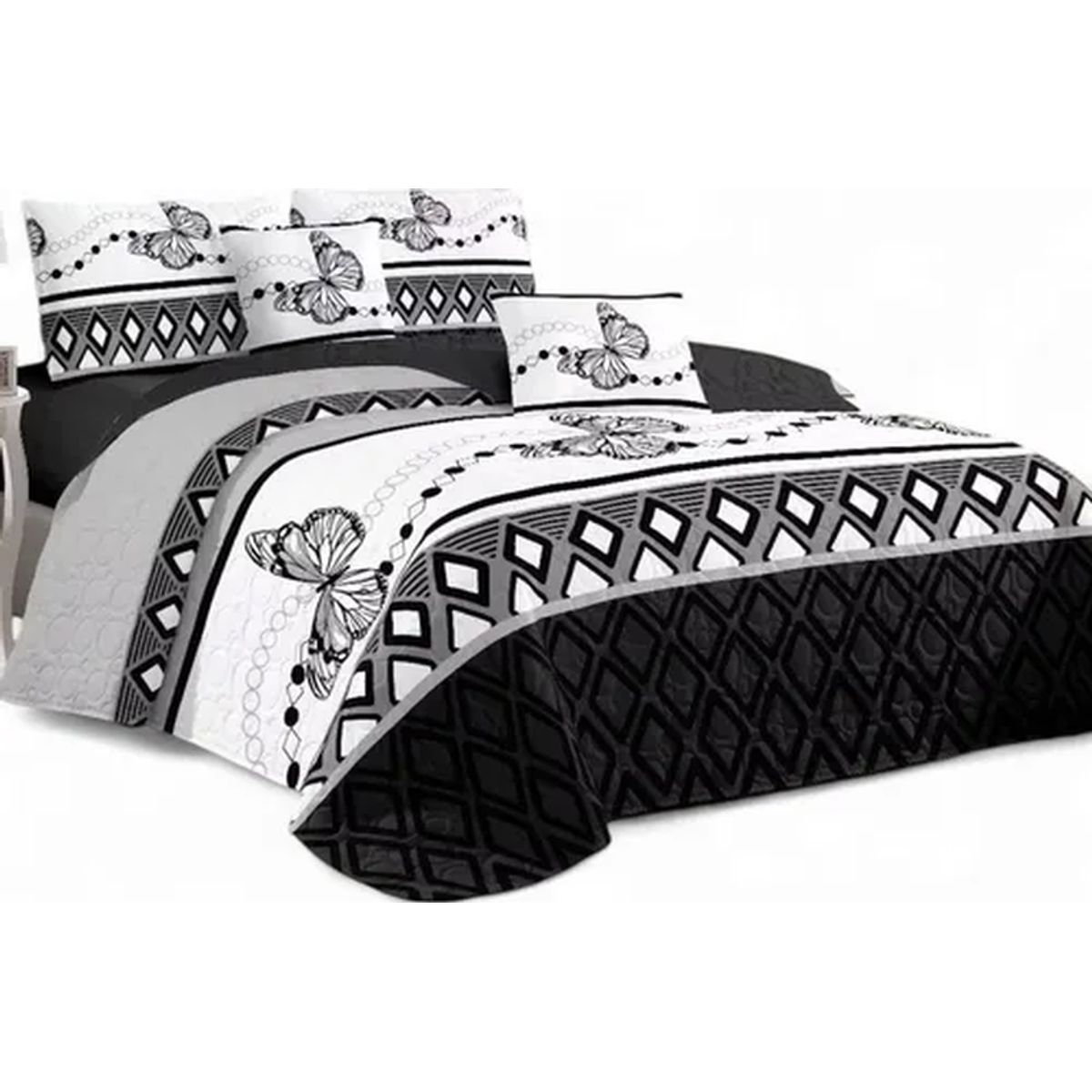 GENERICO - Quilt verano 2 plazas poliéster unicolor