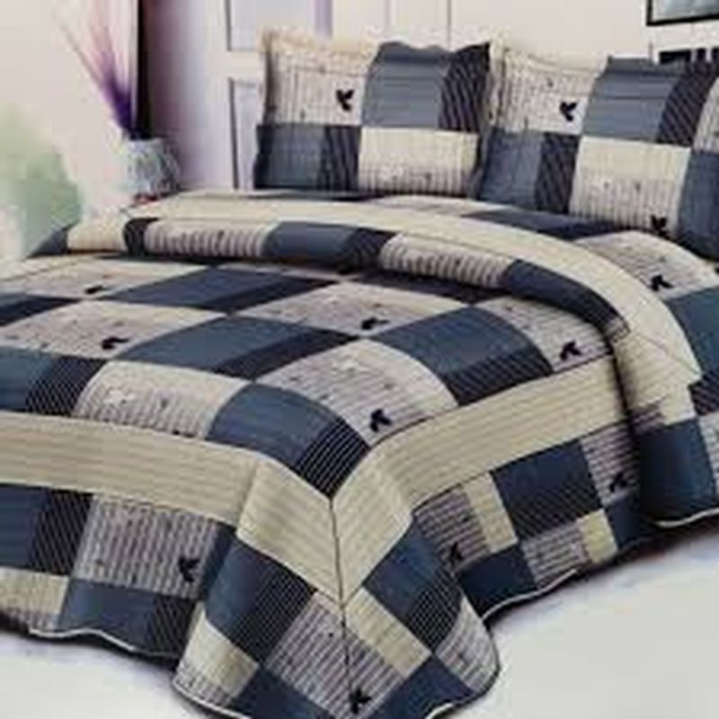 GENERICO - Cubrecama quilt verano 2 plazas varios diseños g18