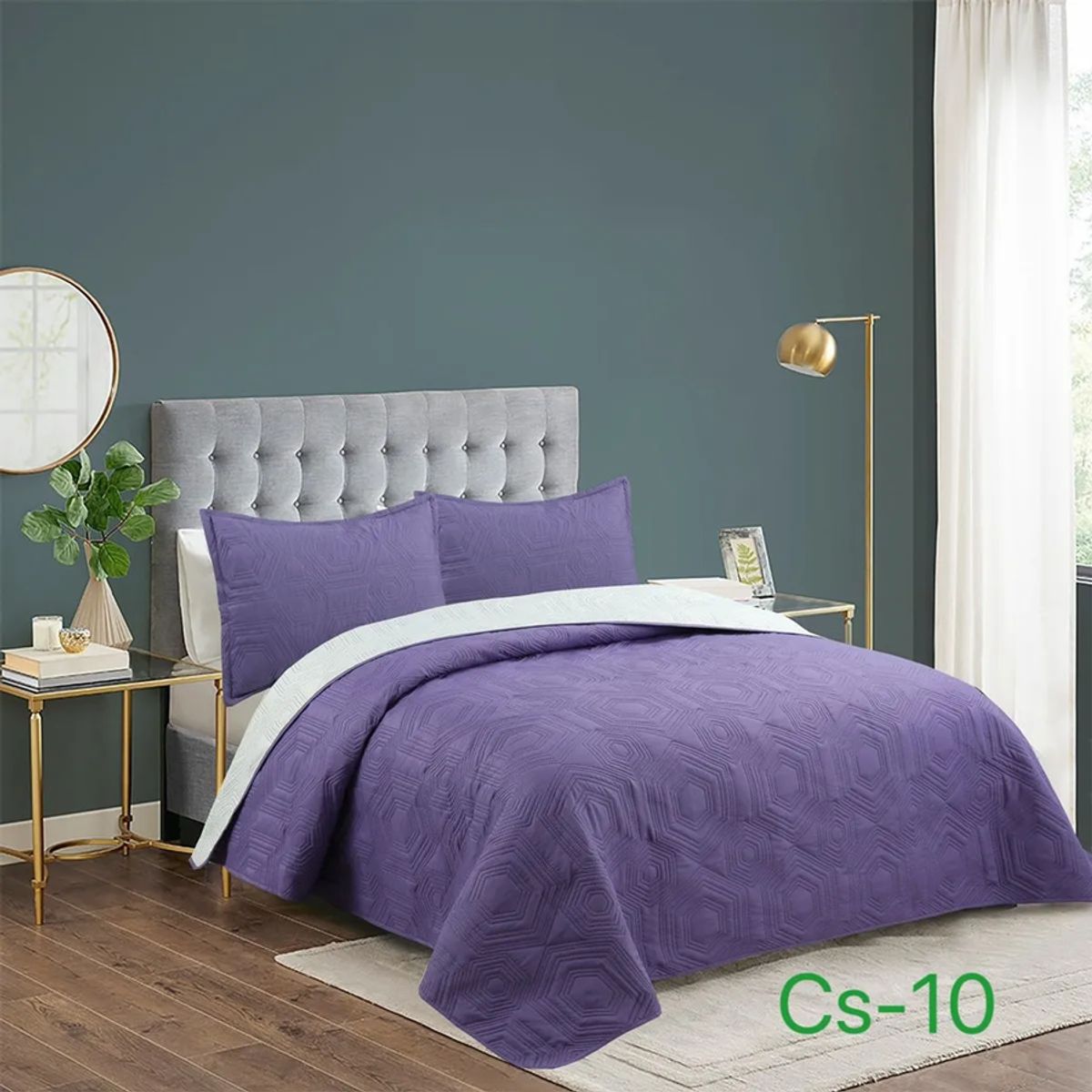 GENERICO - Cubrecama quilt verano 25 plazas king varios diseños