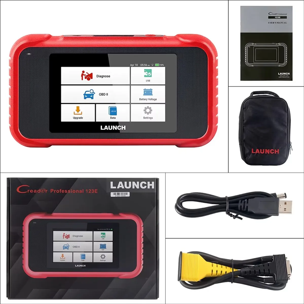 LAUNCH - Scanner Automotriz Launch X431 Crp123e V20