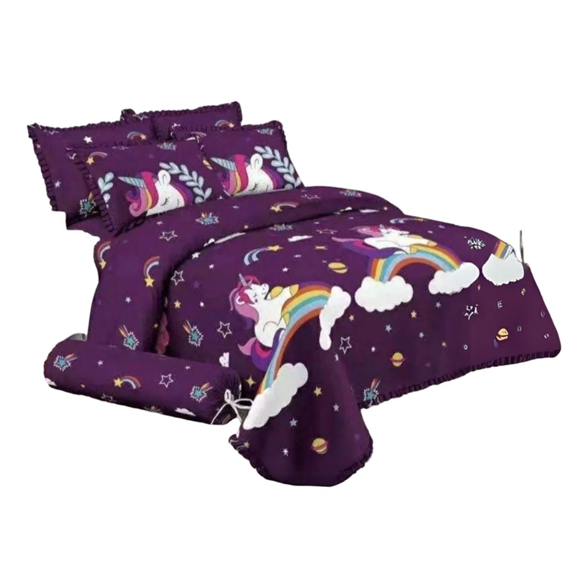 GENERICO - Cubrecama Ligero Quilt Verano Niña 1.5 Plaza